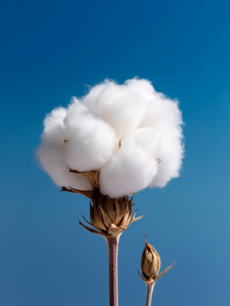 Fleur blanche de coton